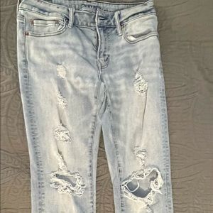 AE Stacked Skinny jeans 30x32